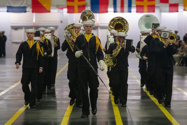 More than 40,000 recruits train annually at the Navy's only boot camp at U.S. Navy Recruit Training Command in Great Lakes, Illinois.